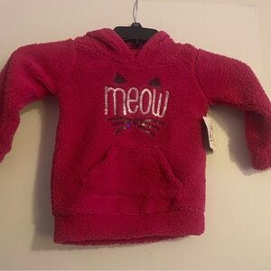 Adorable Fuchsia Fleece Hoodie for Kids